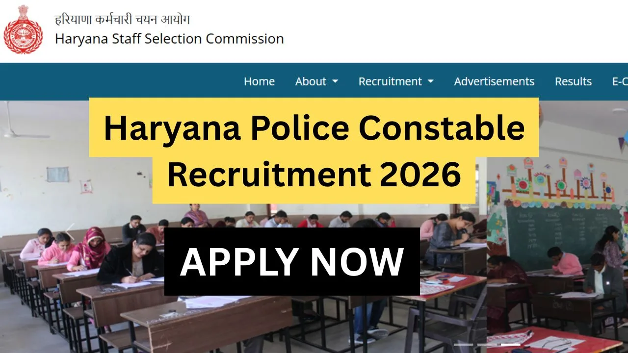Haryana Police Constable Recruitment 2026